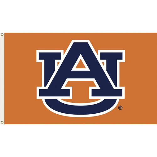 Auburn Tigers NCAA Logo Flag