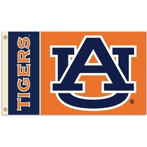 Auburn Tigers NCAA Team Logo 2 Sided Premium Flag