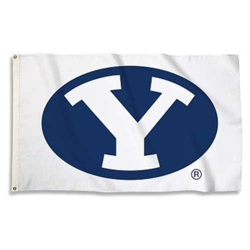 BYU Cougars 3 Ft X 5 Ft White