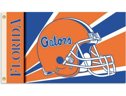 Florida Gators NCAA Team Logo Helmet Flag