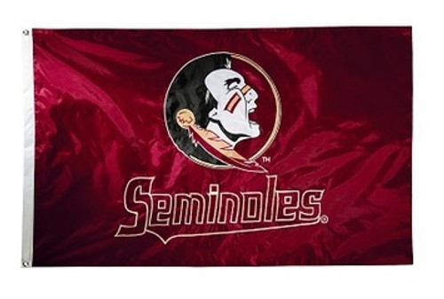 Florida State Seminoles 2-sided Nylon Applique 3 Ft x 5 Ft Flag