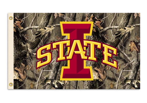 Iowa State Cyclones NCAA 3' x 5' Realtree Camo Flag