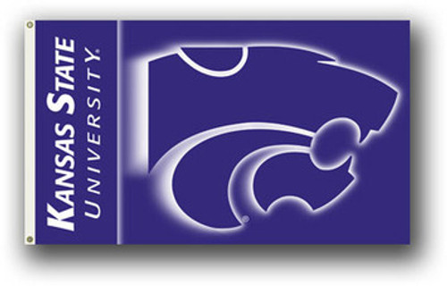 Kansas State Wildcats 2-Sided 3 Ft X 5 Ft Flag