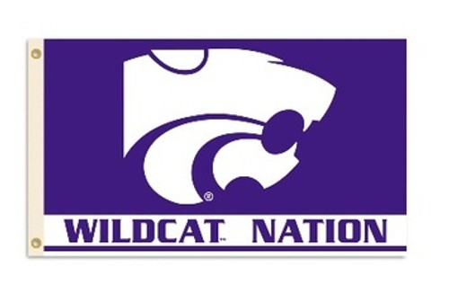 Kansas State Wildcats 3 Ft X 5 Ft Flag Wildcat Nation