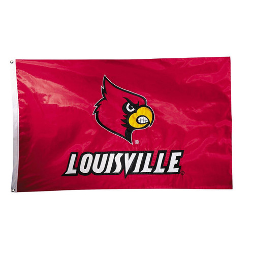 Louisville Cardinals NCAA Applique Premium Flag