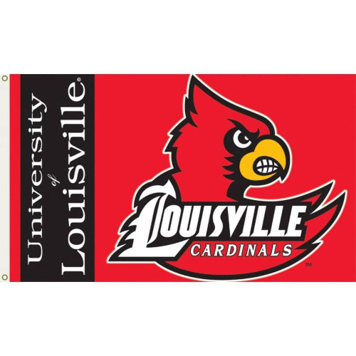 Logo Brands Louisville Cardinals Polyester Team Color Folding