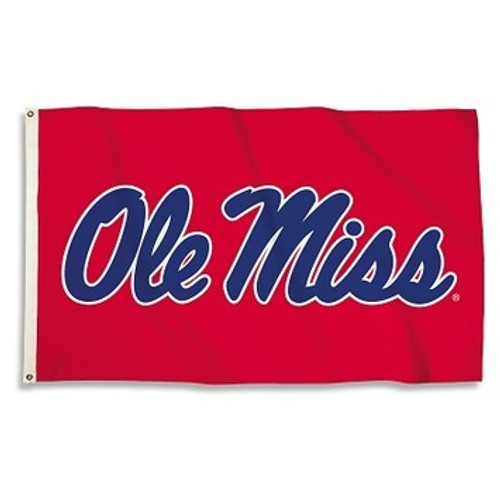 Ole Miss - Mississippi Rebels 3 Ft X 5 Ft Flag Red