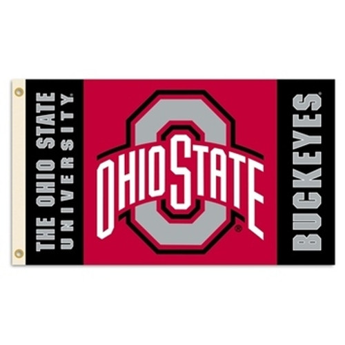 Ohio State Buckeyes 2-Sided 3 Ft X 5 Ft Flag