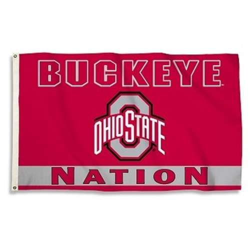 Ohio State Buckeyes 3 Ft X 5 Ft Flag Nation