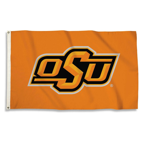 Oklahoma State Cowboys NCAA Orange Logo Flag