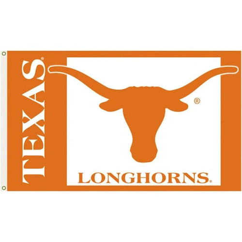 Texas Longhorns NCAA Longhorns Logo Flag