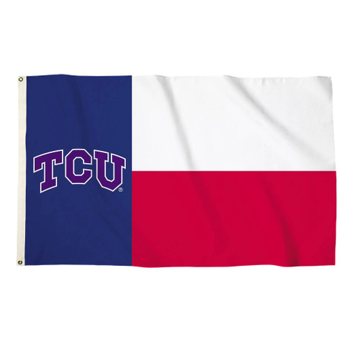 TCU - Texas Christian Horned Frogs NCAA Motif Logo Flag