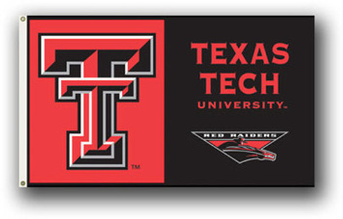 Texas Tech Red Raiders 3 Ft X 5 Ft Flag Logo