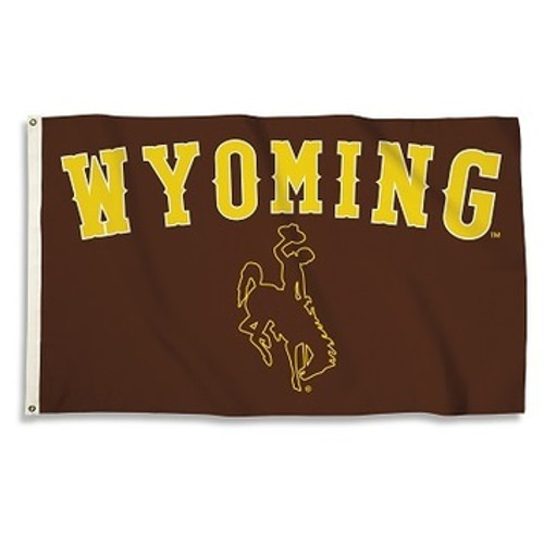 Wyoming Cowboys NCAA Team Logo Flag