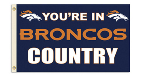 Denver Broncos 3 Ft X 5 Ft Flag Bronco Country