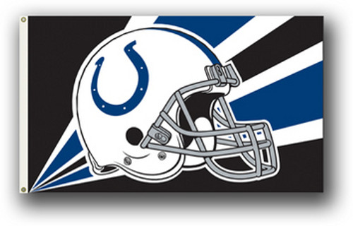 Indianapolis Colts 3 Ft X 5 Ft Flag Helmet