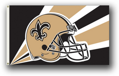 New Orleans Saints 3 Ft X 5 Ft Flag Helmet