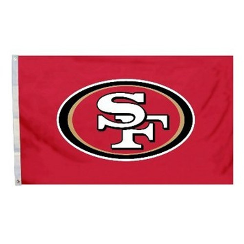 San Francisco 49ers 3 Ft X 5 Ft Flag Logo San Francisco 49ers 3 Ft X 5 Ft Flag Logo
