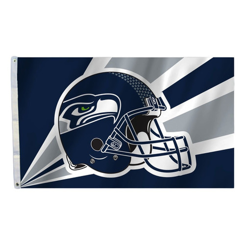Seattle Seahawks NFL 3' x 5' Helmet Logo Flag Seattle Seahawks NFL 3' x 5' Helmet Logo Flag