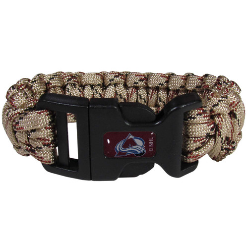 Colorado Avalanche Survival Bracelet Tan