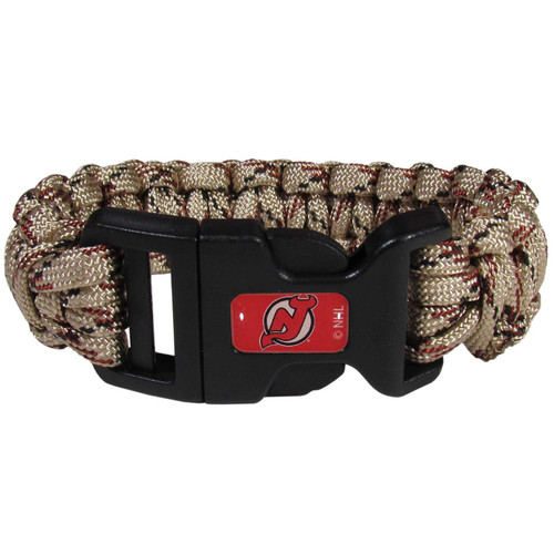 New Jersey Devils Survival Bracelet Tan