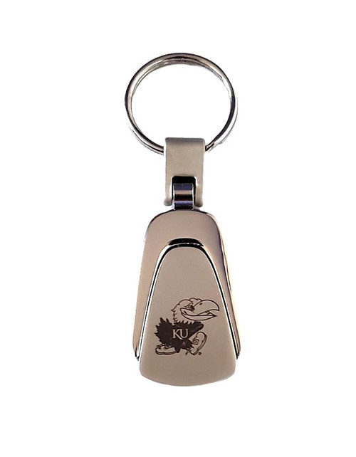 Kansas Jayhawks NCAA Stainless Steel Teardrop Keychain – Laser Etched Logo Kansas Jayhawks NCAA Stainless Steel Teardrop Keychain – Laser Etched Logo