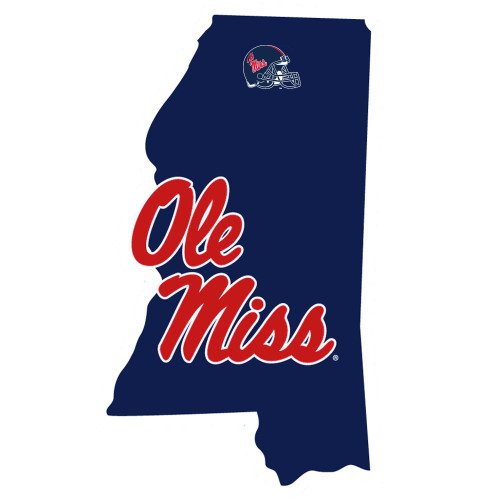 Mississippi Rebels - Ole Miss Home State Decal