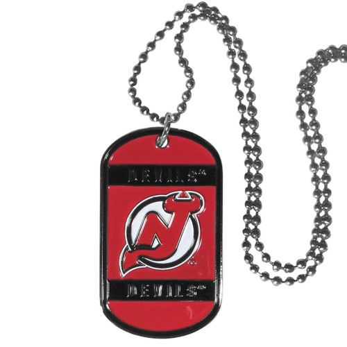 New Jersey Devils NHL Tag Necklace