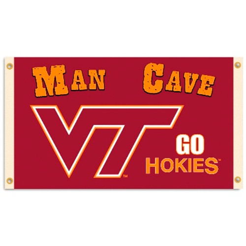 Virginia Tech Hokies NCAA Man Cave Flag