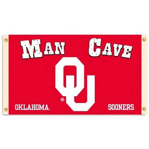 Oklahoma Sooners NCAA Man Cave Flag