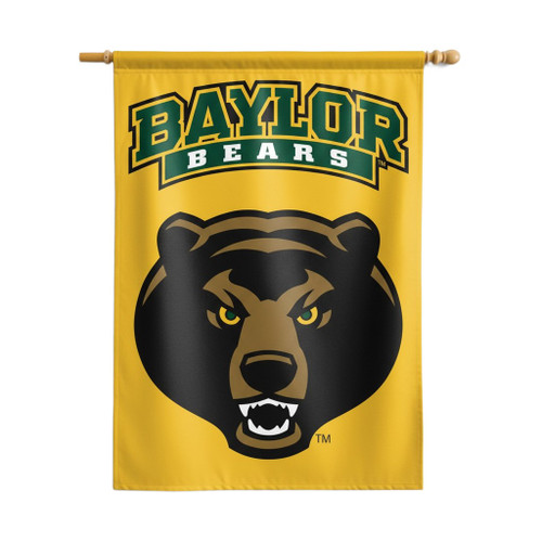Baylor Bears NCAA 28" x 40" - 2 Sided - Mascot Logo Banner Flag