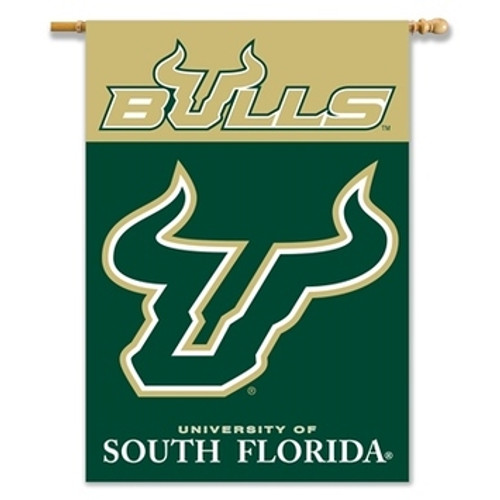 USF - South Florida Bulls 2 Sided Banner Flag
