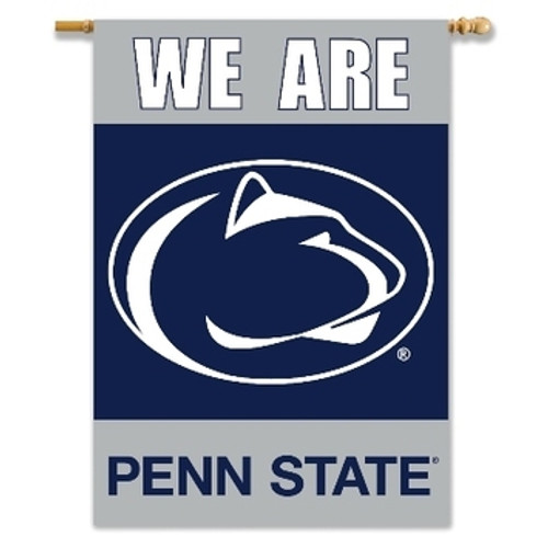 Penn State 2 Sided 28 X 40 Banner Flag We Are