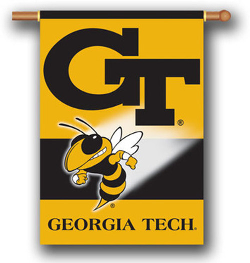 Georgia Tech 2 Sided 28 X 40 Banner Flag Georgia Tech 2 Sided 28 X 40 Banner Flag