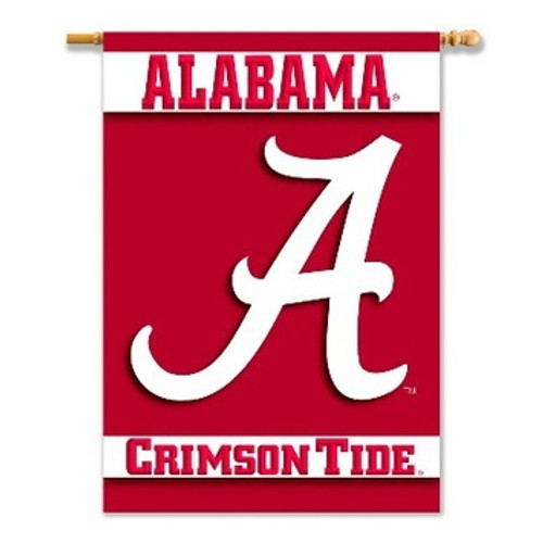 Alabama Crimson Tide 2 Sided 28 X 40 Banner Flag A