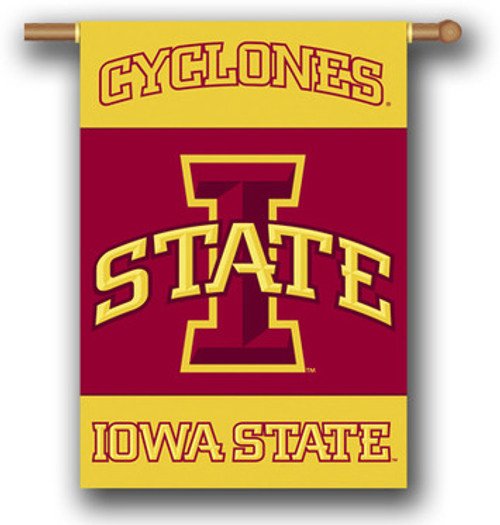 Iowa State Cyclones 2 Sided 28 X 40 Banner Flag Iowa State Cyclones 2 Sided 28 X 40 Banner Flag