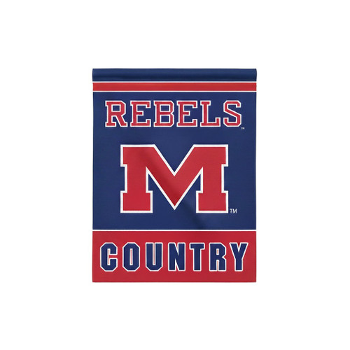 Ole Miss - Mississippi Rebels - NCAA Country Garden Window Flag - 2-Sided - 13" x 18"