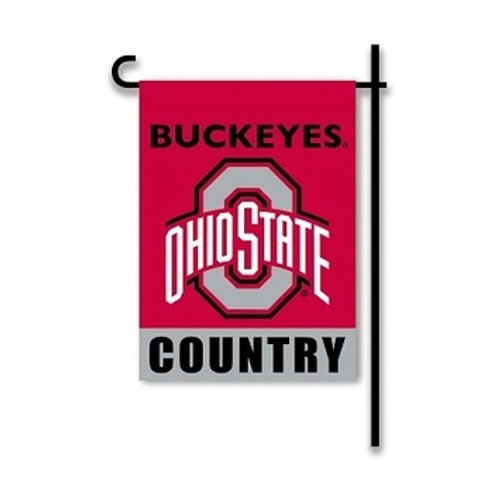 Ohio State Buckeyes 2-Sided Garden Flag Country Ohio State Buckeyes 2-Sided Garden Flag Country