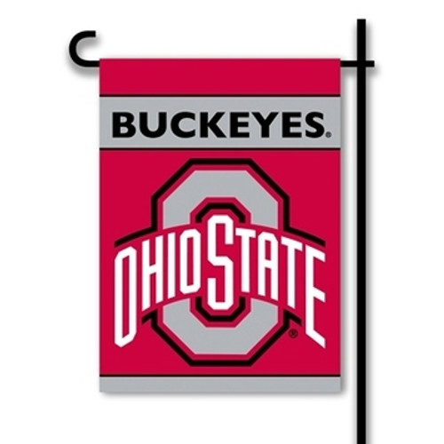 Ohio State Buckeyes 2-Sided Garden Flag Ohio State Buckeyes 2-Sided Garden Flag