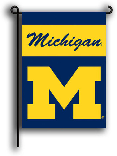 Michigan Wolverines 2-Sided Garden Flag