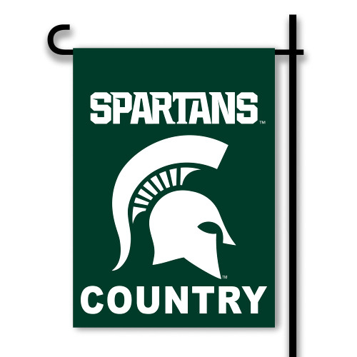 Michigan State Spartans NCAA Country Garden Window Flag