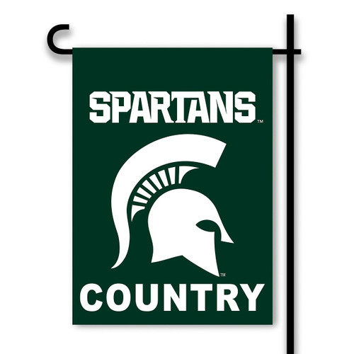 Michigan State Spartans NCAA Country Garden Window Flag Michigan State Spartans NCAA Country Garden Window Flag