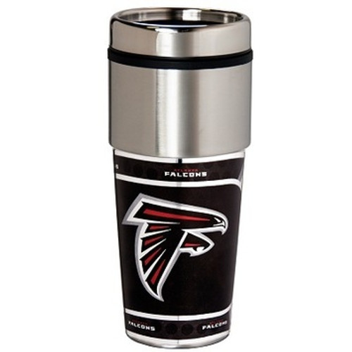 Atlanta Falcons Stainless Steel Travel Tumbler Metallic Atlanta Falcons Stainless Steel Travel Tumbler Metallic