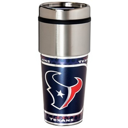 Houston Texans Stainless Steel Travel Tumbler Metallic