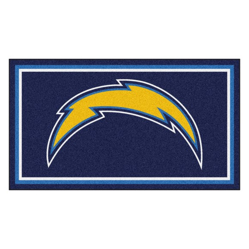 LA Chargers 3 ft x 5 ft Ultra Plush Area Rug