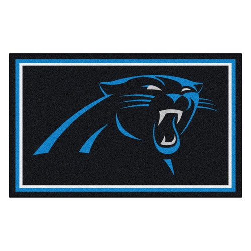 Carolina Panthers 4 ft x 6 ft Ultra Plush Area Rug