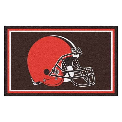 Cleveland Browns 4 ft x 6 ft Ultra Plush Area Rug