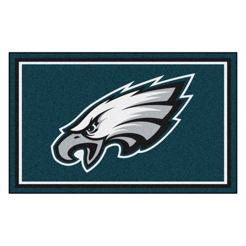 Philadelphia Eagles 4 ft x 6 ft Ultra Plush Area Rug