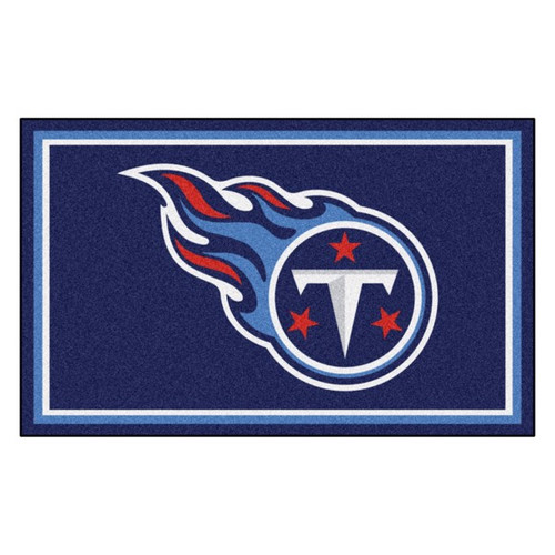 Tennessee Titans 4 ft x 6 ft Ultra Plush Area Rug