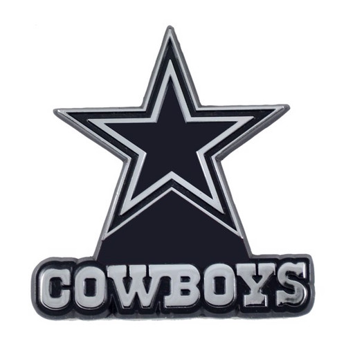 Dallas Cowboys Chrome Metal Emblem